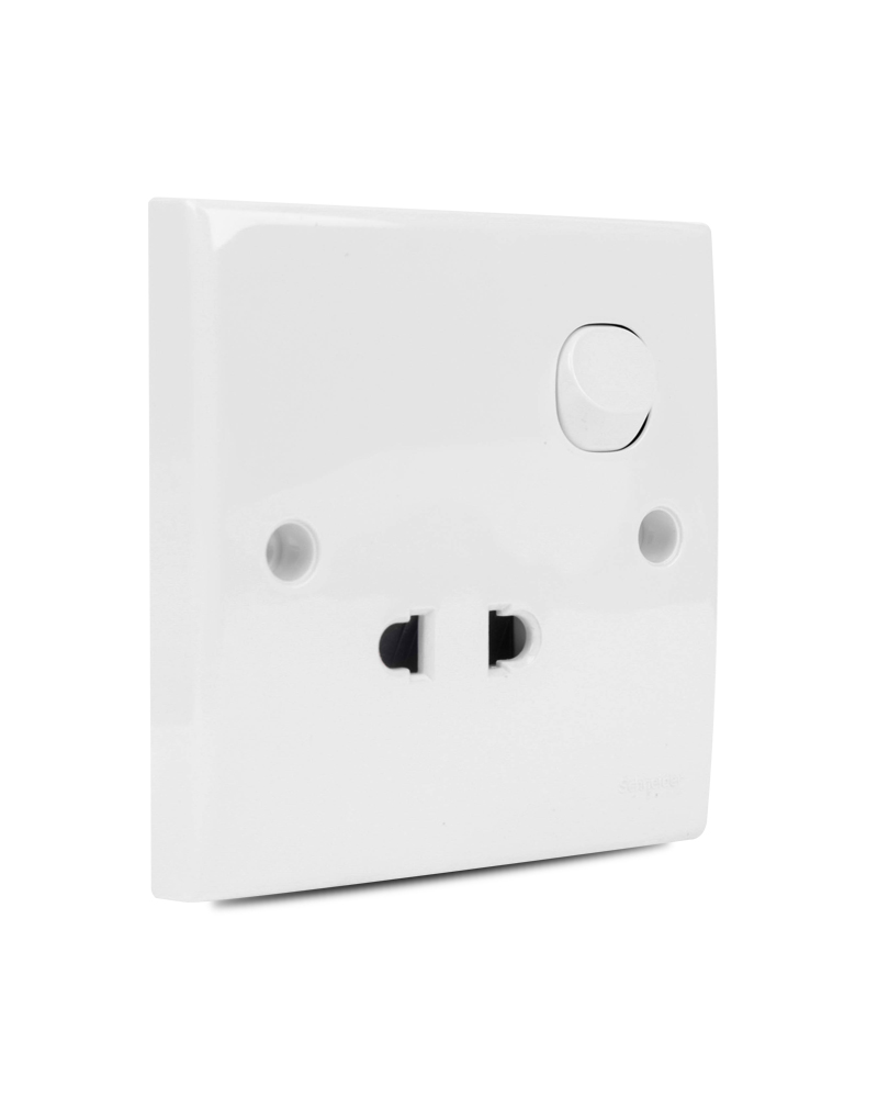 E-series 2 pin universal switch single socket