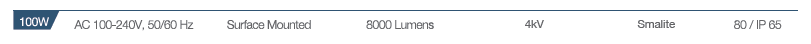 FT LED NEO FLOOD LIGHT TECHNICAL SPECS