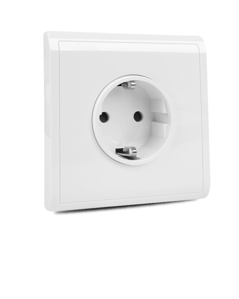 Pieno 2 Pin Schuko Socket white