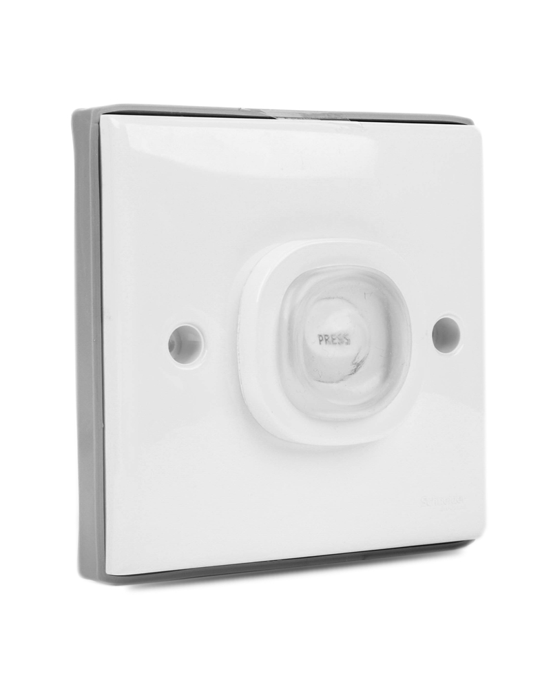 clipsal E-Series bell press weather proof side view
